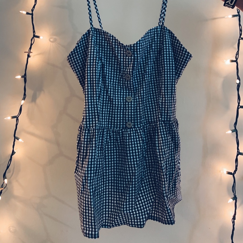 Black and white checkered tank